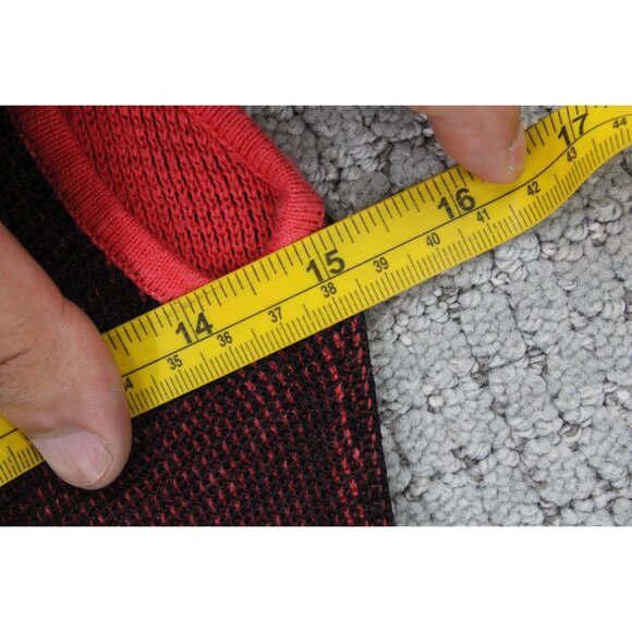 AX Armani Exchange Fit & Flare Dress Womens Small S Black/Pink Knit Sleeveless - Picture 9 of 10